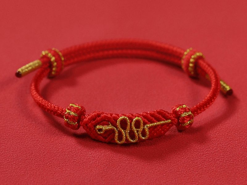 Red Rope Snake Bracelet