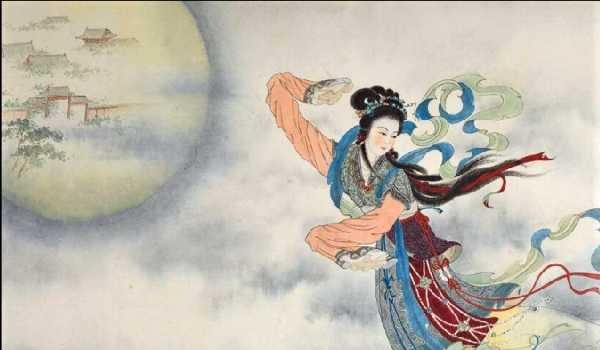 Chang'e Flying to the Moon